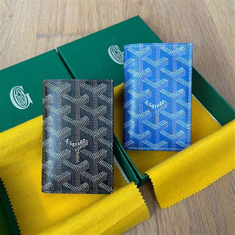 goyard print wallet|Goyard men's wallet price 2022.